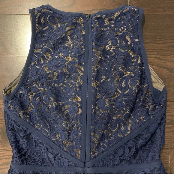 BCBG Navy Lace Hanah Lace Dress - Picture 5 of 6